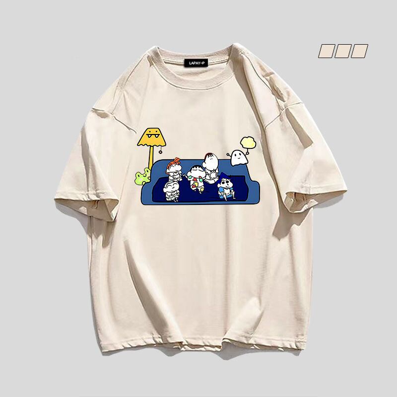 男女兼用 高品質 カジュアル Tシャツ F-13362