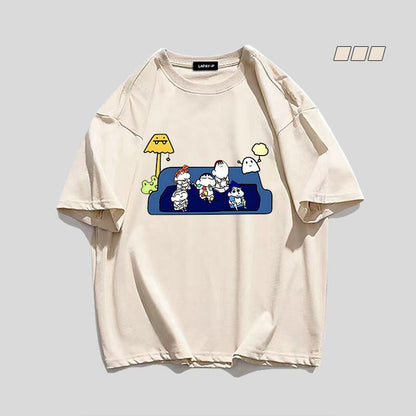 男女兼用 高品質 カジュアル Tシャツ F-13362