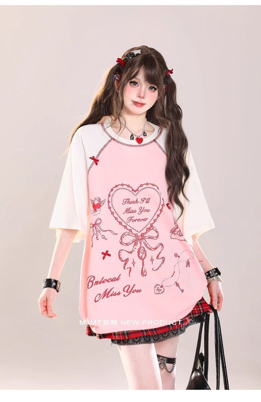 スウィート 絶対流行 今季マストバイ 早い者勝ち カジュアル 2色選択 Tシャツ<F-11665>