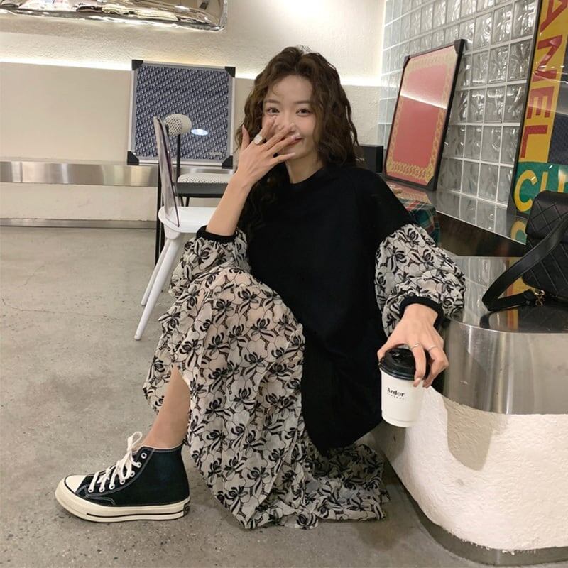 清純甘くて女子力UP   美感いっぱい ワンピース＜F-2928＞