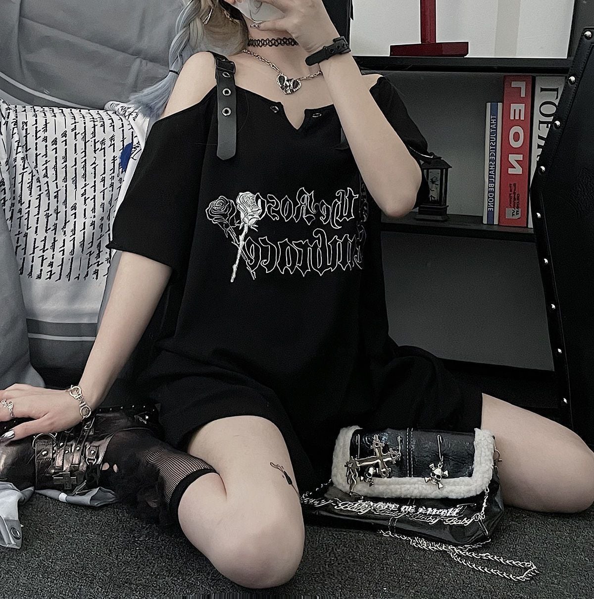 大流行 デザイン性抜群 ファッション 半袖 Tシャツ F-13314