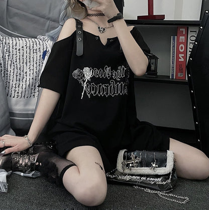 大流行 デザイン性抜群 ファッション 半袖 Tシャツ F-13314