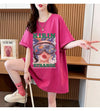 【半額！期間限定！！】話題沸騰中 カジュアル アバンギャルド プリント 3色選択 半袖Tシャツ＜F-8581＞