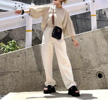 絶対流行 大好評 エレガント 好感度UP カジュアル 全4色 Tシャツ＜F-12139＞