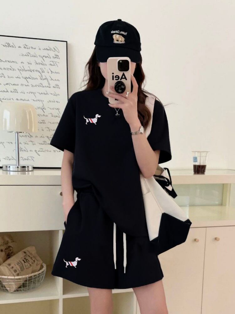 人気上昇中 着心地良い 真夏も快適 カジュアル 全5色 半袖 Tシャツ ショートパンツ セットアップ ＜F-9216＞