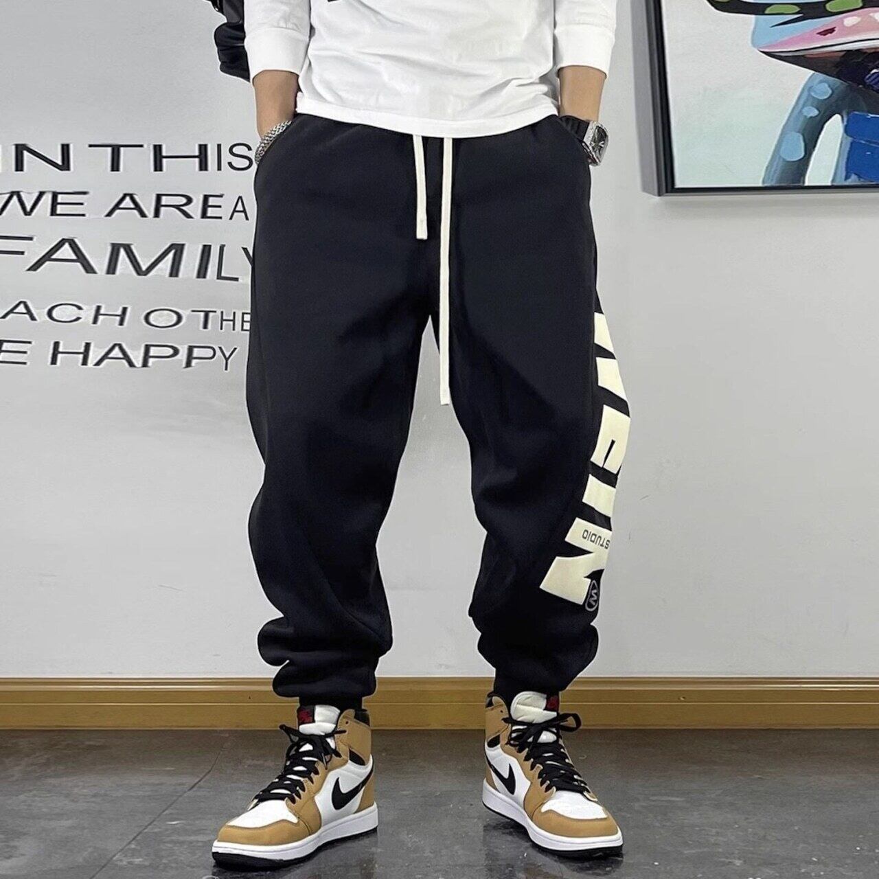 ファッション感満々 売り切れ必至 着回し力抜群 2色 パンツF-6971