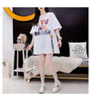 ストリートトレンド韓国風コットン半袖Tシャツ<F-2962>