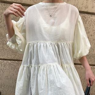 絶対欲しい カジュアル 大人可愛い アバンギャルド プリント 全6色 半袖 Tシャツ <F-12130>