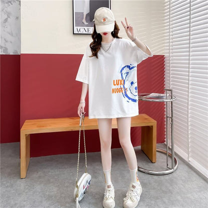 スタイリッシュ   一目惚れ Tシャツ カットソー＜F-3584＞