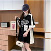 絶対流行 一目惚れ 個性的なデザイン 2色選択可 プリント Tシャツ カットソー＜F-8279＞