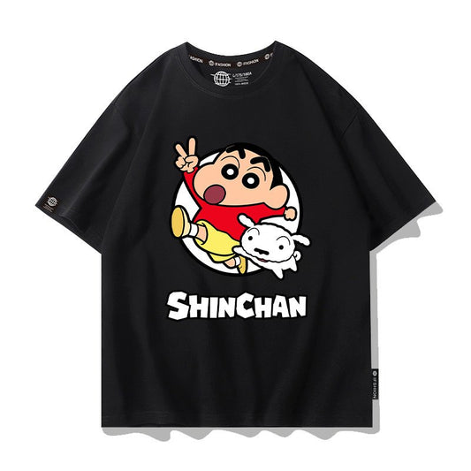 男女兼用 カジュアル プリント Tシャツ F-13425