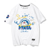 男女兼用 かわいい プリント 半袖 Tシャツ F-13598