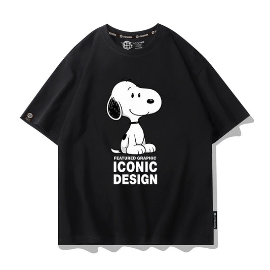 人気上昇中 男女兼用 カジュアル プリント Tシャツ F-13469