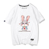 男女兼用 人気上昇中 プリント 半袖 Tシャツ F-13599