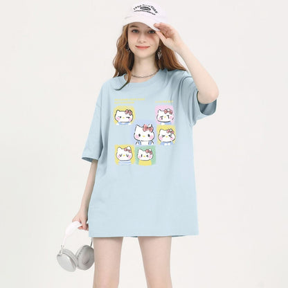 体型カバー シンプル 肌触りよい Tシャツ F-13391