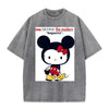 売れ筋 体型カバー プリント Tシャツ F-13447