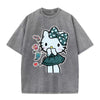 早い者勝ち 体型カバー プリント Tシャツ F-13448