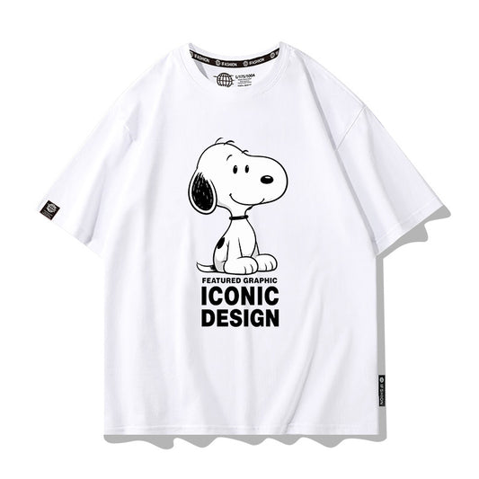 人気上昇中 男女兼用 カジュアル プリント Tシャツ F-13469