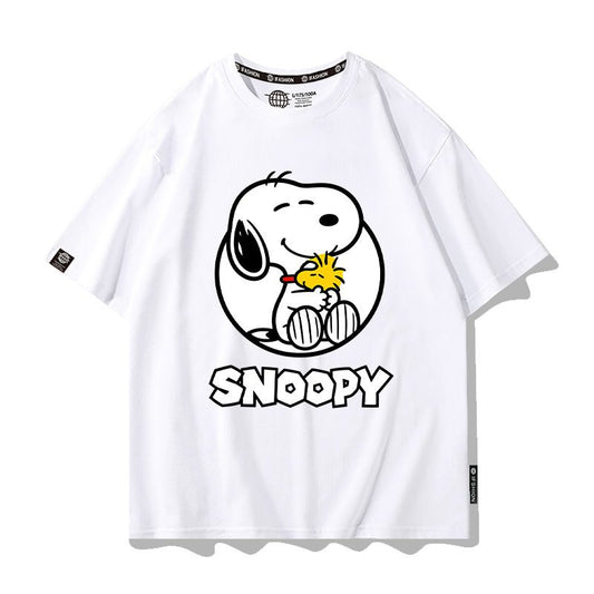男女兼用 カジュアル プリント Tシャツ F-13450