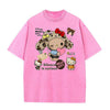 売れ筋 カジュアル プリント Tシャツ F-13442