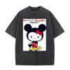 売れ筋 体型カバー プリント Tシャツ F-13447