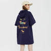 カジュアル フード付き ロング Tシャツ F-13581