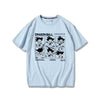男女兼用 プリント カジュアル 半袖 Tシャツ F-13615