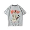 男女兼用 プリント カジュアル 半袖 Tシャツ F-13595