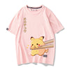 男女兼用 2タイプ カジュアル プリント 半袖 Tシャツ F-13596