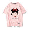 男女兼用 かわいい プリント 半袖 Tシャツ F-13602