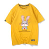 男女兼用 人気上昇中 プリント 半袖 Tシャツ F-13599