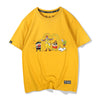 男女兼用 合わせやすい プリント 半袖 Tシャツ F-13603