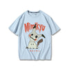男女兼用 プリント カジュアル 半袖 Tシャツ F-13595