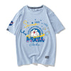 男女兼用 かわいい プリント 半袖 Tシャツ F-13598