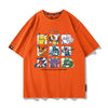 男女兼用 プリント カジュアル 半袖 Tシャツ F-13570