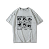 男女兼用 プリント カジュアル 半袖 Tシャツ F-13615