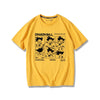 男女兼用 プリント カジュアル 半袖 Tシャツ F-13615