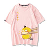 男女兼用 2タイプ カジュアル プリント 半袖 Tシャツ F-13596