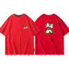【半額！8月31日まで】トレンドアイテム 男女兼用 カジュアル 半袖 Tシャツ F-13605