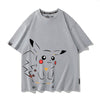 男女兼用 プリント カジュアル 半袖 Tシャツ F-13586