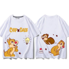 男女兼用 体型カバー シンプル 高品質 Tシャツ F-13376