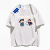 男女兼用 体型カバー シンプル Tシャツ F-13377