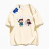 男女兼用 体型カバー シンプル Tシャツ F-13377