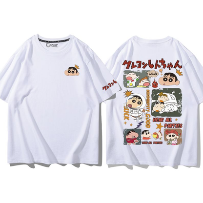 男女兼用 肌触りよい カジュアル Tシャツ F-13384
