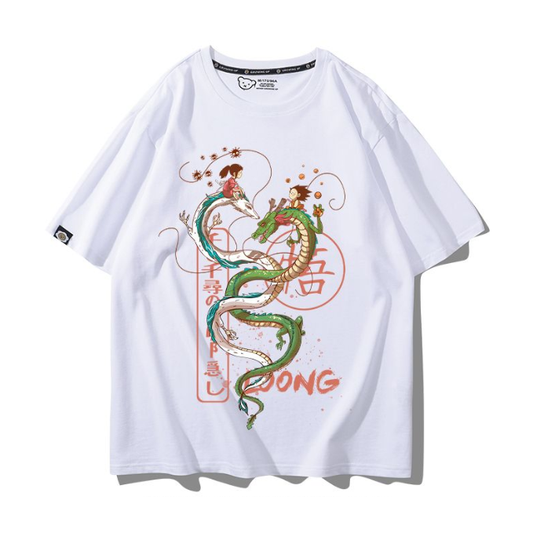 男女兼用 肌触りよい ファッション Tシャツ F-13385