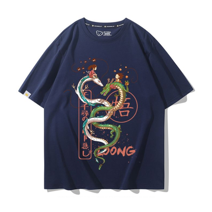 男女兼用 肌触りよい ファッション Tシャツ F-13385