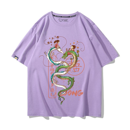 男女兼用 肌触りよい ファッション Tシャツ F-13385