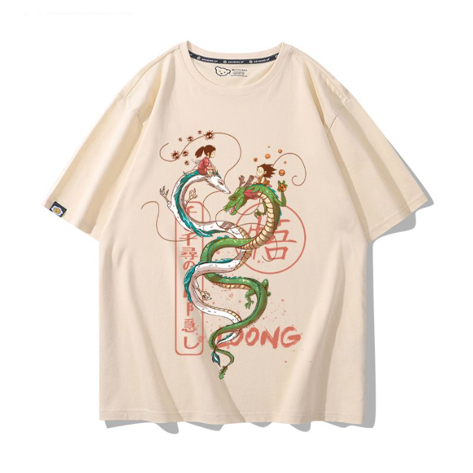 男女兼用 肌触りよい ファッション Tシャツ F-13385