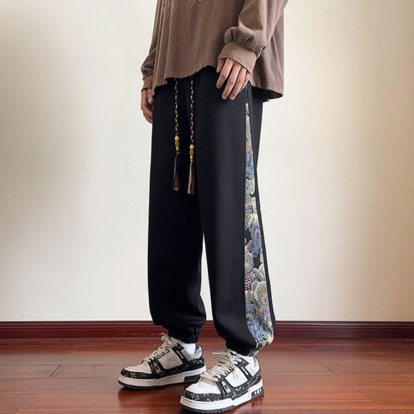 体型カバー ファッション カジュアル パンツ F-7086