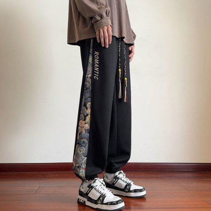 体型カバー ファッション カジュアル パンツ F-7086